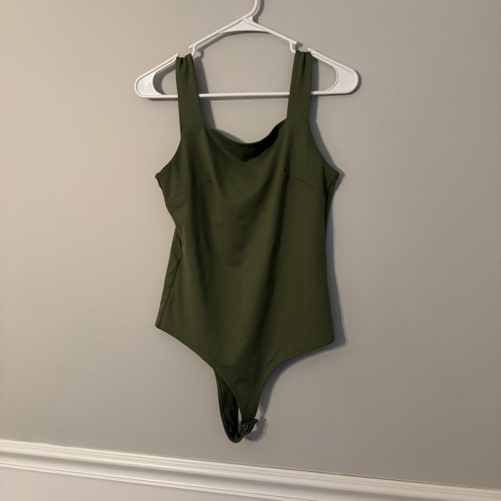 ReoRia‎ Olive Green Women's Bodysuit (A2-16)